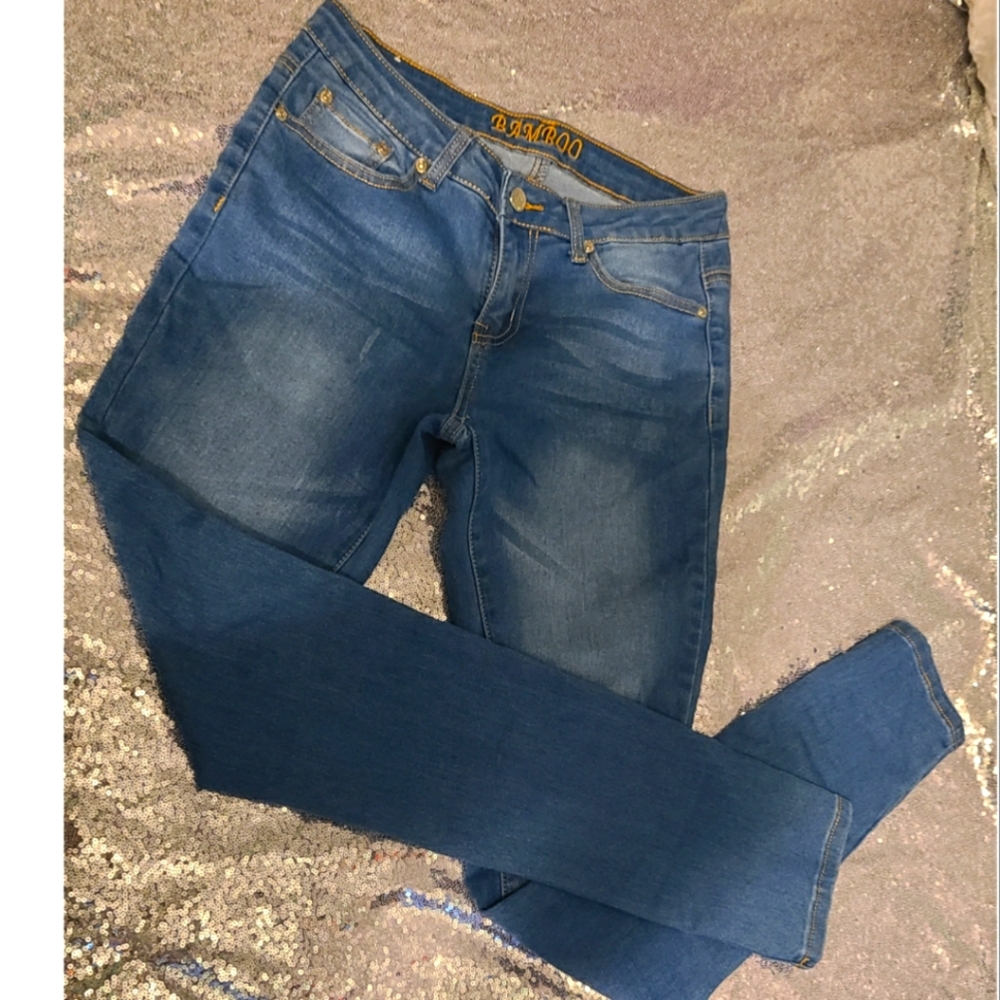 Cute Bamboo Jeans Size 7